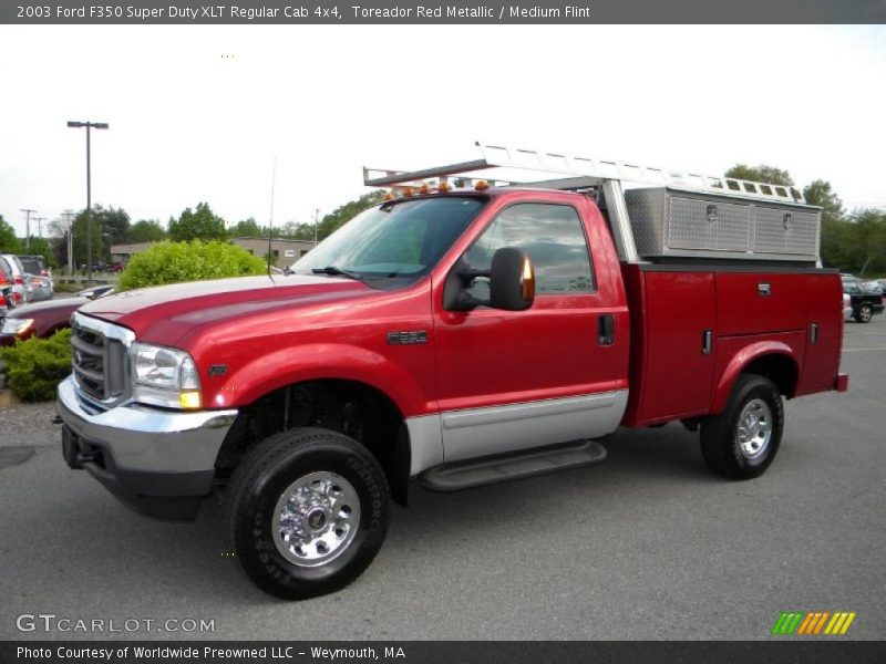 Toreador Red Metallic / Medium Flint 2003 Ford F350 Super Duty XLT Regular Cab 4x4
