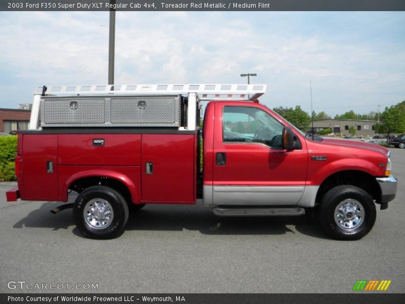 Toreador Red Metallic / Medium Flint 2003 Ford F350 Super Duty XLT Regular Cab 4x4