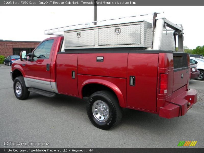 Toreador Red Metallic / Medium Flint 2003 Ford F350 Super Duty XLT Regular Cab 4x4