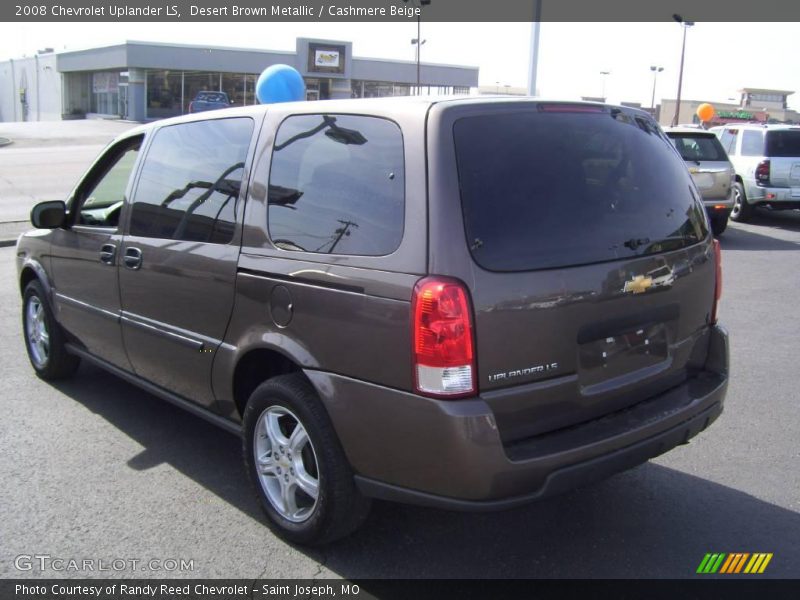 Desert Brown Metallic / Cashmere Beige 2008 Chevrolet Uplander LS