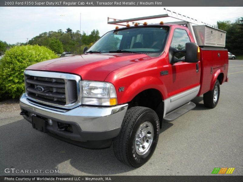 Toreador Red Metallic / Medium Flint 2003 Ford F350 Super Duty XLT Regular Cab 4x4