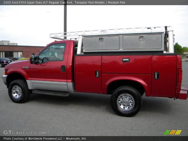 Toreador Red Metallic / Medium Flint 2003 Ford F350 Super Duty XLT Regular Cab 4x4