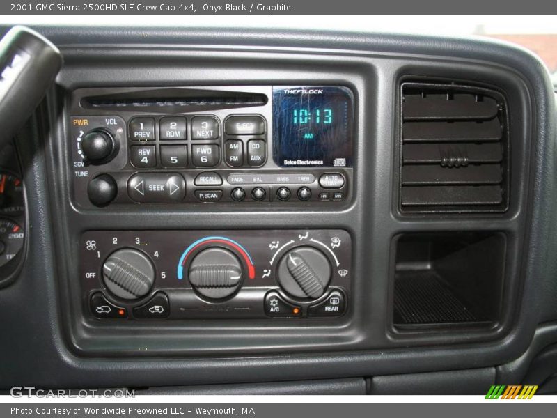Controls of 2001 Sierra 2500HD SLE Crew Cab 4x4