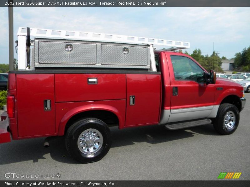 Toreador Red Metallic / Medium Flint 2003 Ford F350 Super Duty XLT Regular Cab 4x4
