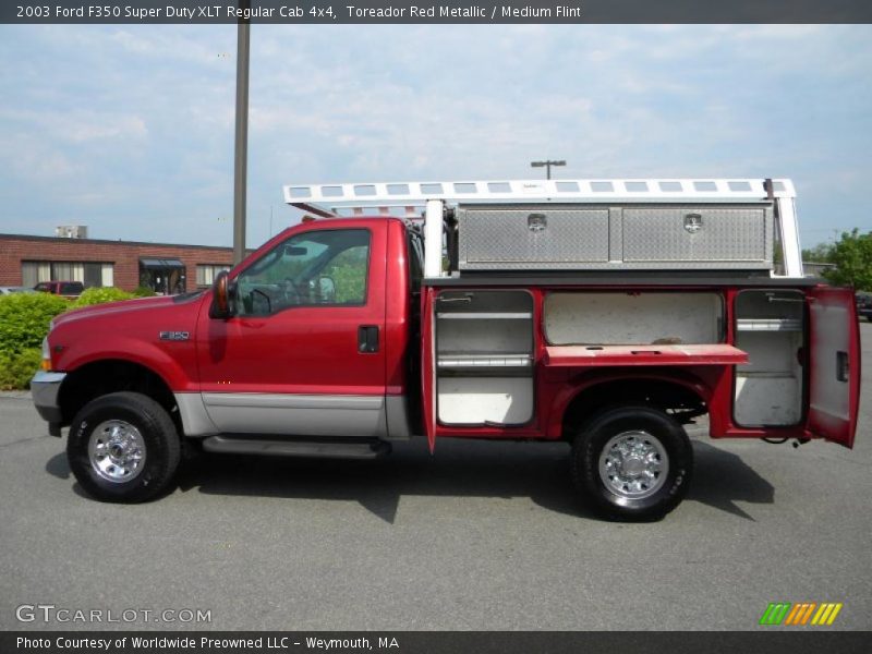 Toreador Red Metallic / Medium Flint 2003 Ford F350 Super Duty XLT Regular Cab 4x4