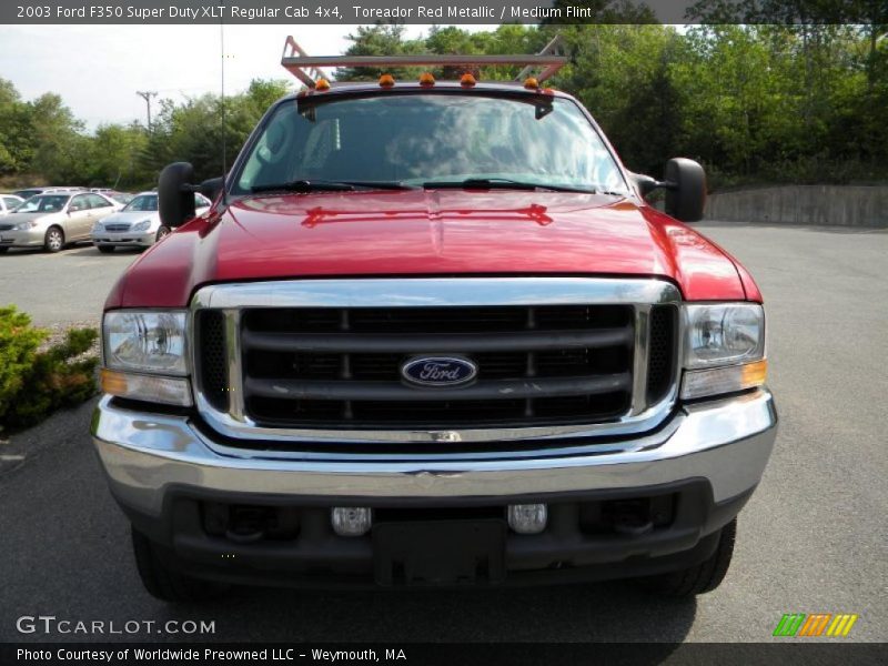 Toreador Red Metallic / Medium Flint 2003 Ford F350 Super Duty XLT Regular Cab 4x4