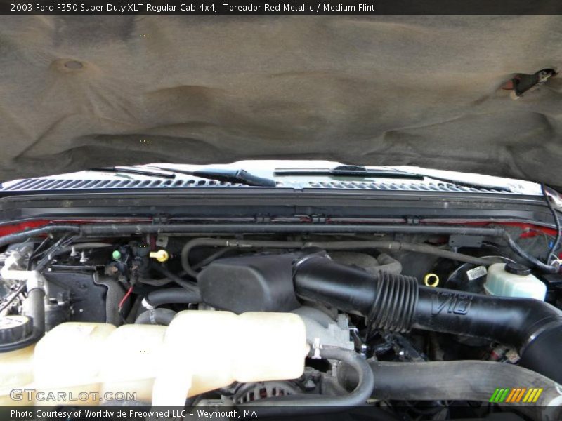 Toreador Red Metallic / Medium Flint 2003 Ford F350 Super Duty XLT Regular Cab 4x4