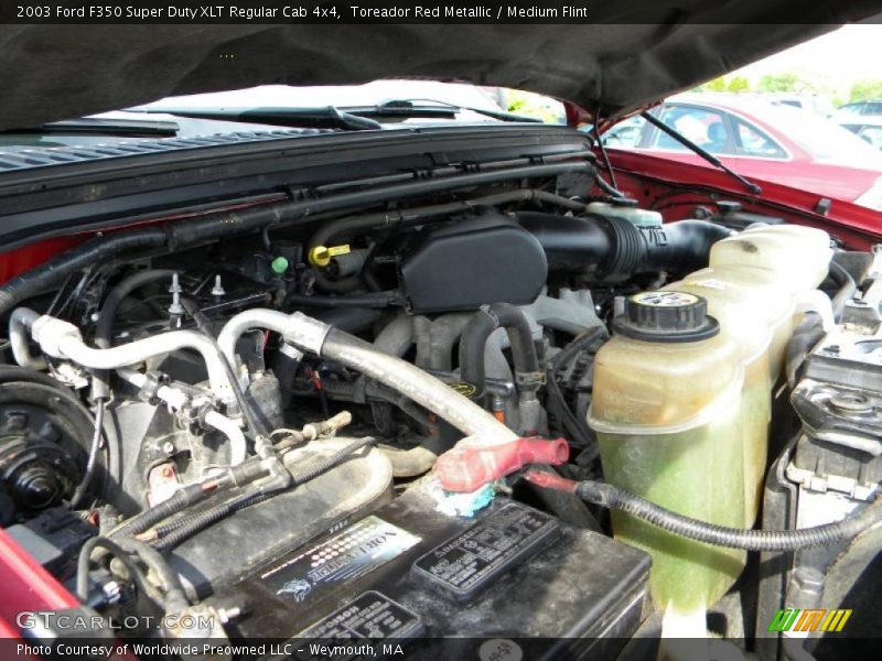 Toreador Red Metallic / Medium Flint 2003 Ford F350 Super Duty XLT Regular Cab 4x4