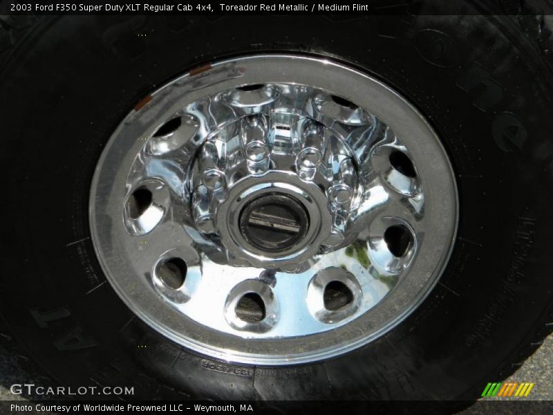 Toreador Red Metallic / Medium Flint 2003 Ford F350 Super Duty XLT Regular Cab 4x4
