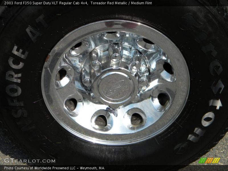Toreador Red Metallic / Medium Flint 2003 Ford F350 Super Duty XLT Regular Cab 4x4
