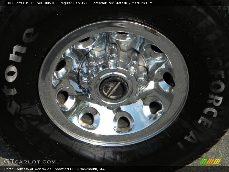 Toreador Red Metallic / Medium Flint 2003 Ford F350 Super Duty XLT Regular Cab 4x4