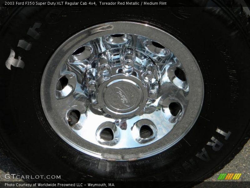 Toreador Red Metallic / Medium Flint 2003 Ford F350 Super Duty XLT Regular Cab 4x4
