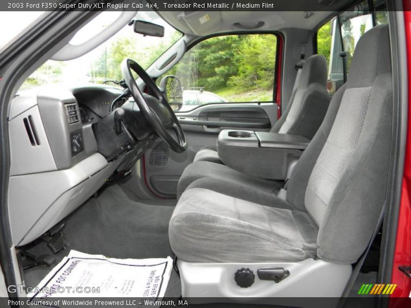  2003 F350 Super Duty XLT Regular Cab 4x4 Medium Flint Interior
