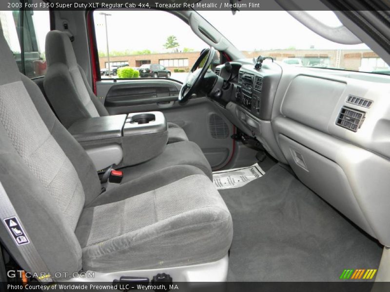 Toreador Red Metallic / Medium Flint 2003 Ford F350 Super Duty XLT Regular Cab 4x4