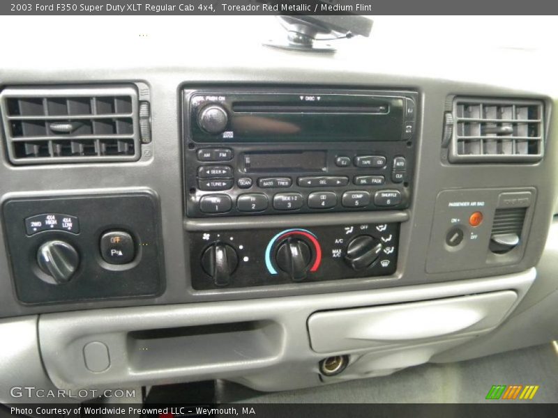 Toreador Red Metallic / Medium Flint 2003 Ford F350 Super Duty XLT Regular Cab 4x4