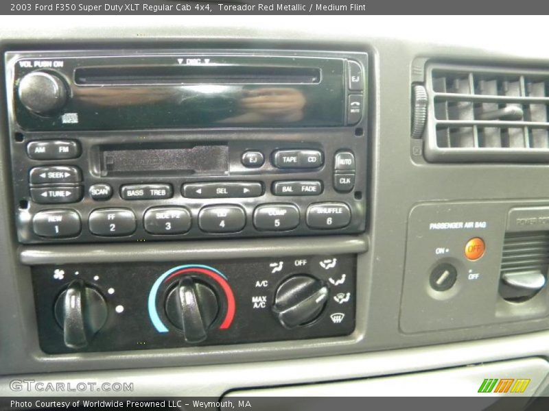 Toreador Red Metallic / Medium Flint 2003 Ford F350 Super Duty XLT Regular Cab 4x4