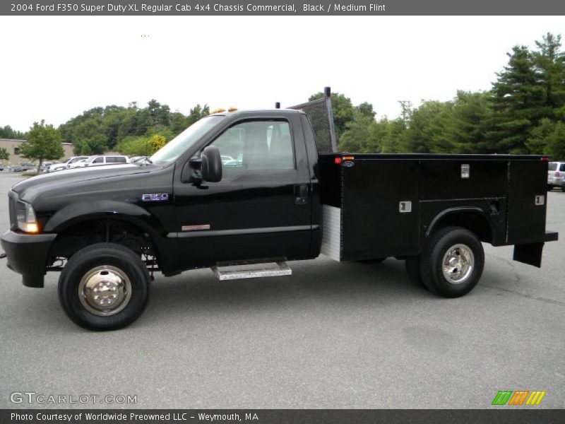 Black / Medium Flint 2004 Ford F350 Super Duty XL Regular Cab 4x4 Chassis Commercial