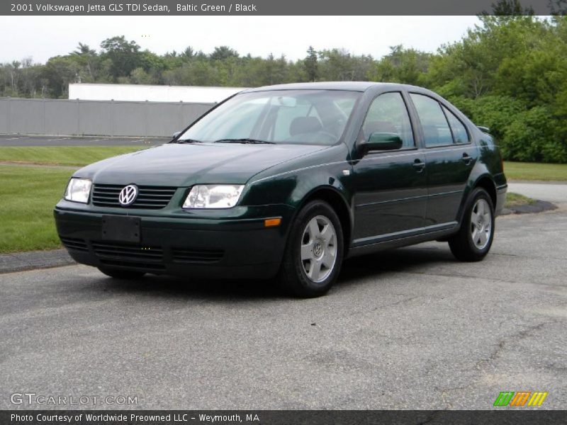 Baltic Green / Black 2001 Volkswagen Jetta GLS TDI Sedan