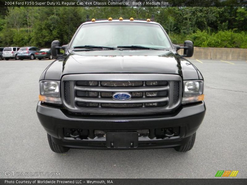 Black / Medium Flint 2004 Ford F350 Super Duty XL Regular Cab 4x4 Chassis Commercial