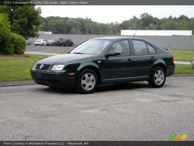 Baltic Green / Black 2001 Volkswagen Jetta GLS TDI Sedan