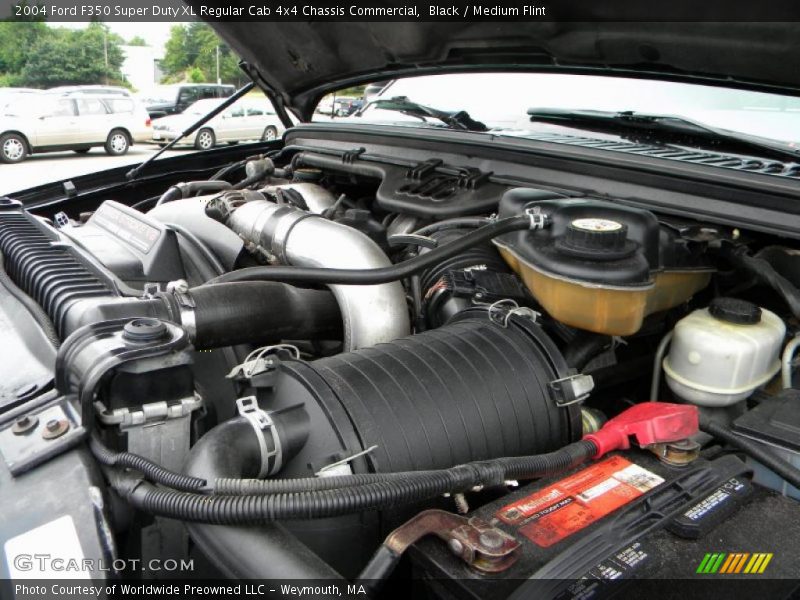 Black / Medium Flint 2004 Ford F350 Super Duty XL Regular Cab 4x4 Chassis Commercial