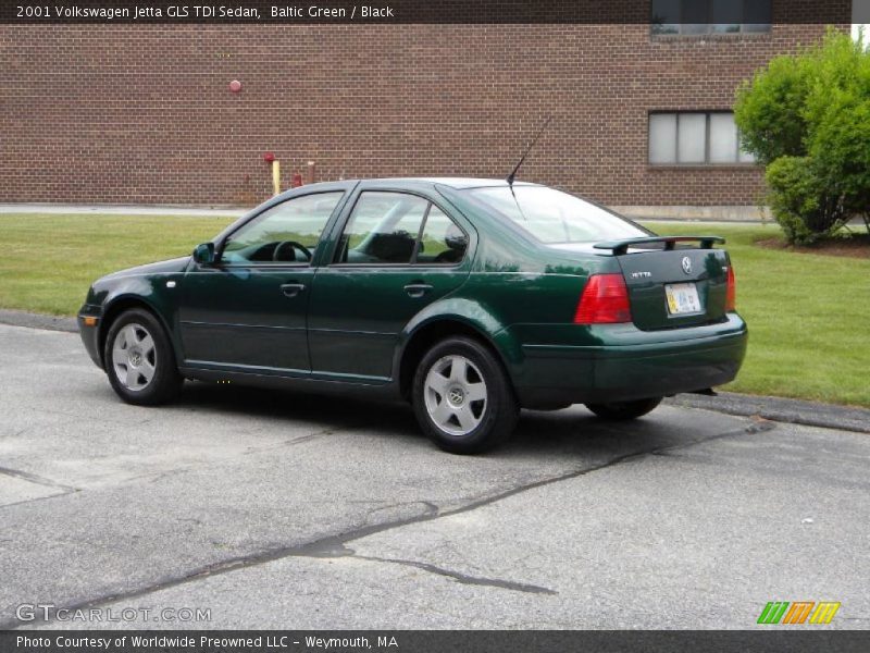 Baltic Green / Black 2001 Volkswagen Jetta GLS TDI Sedan