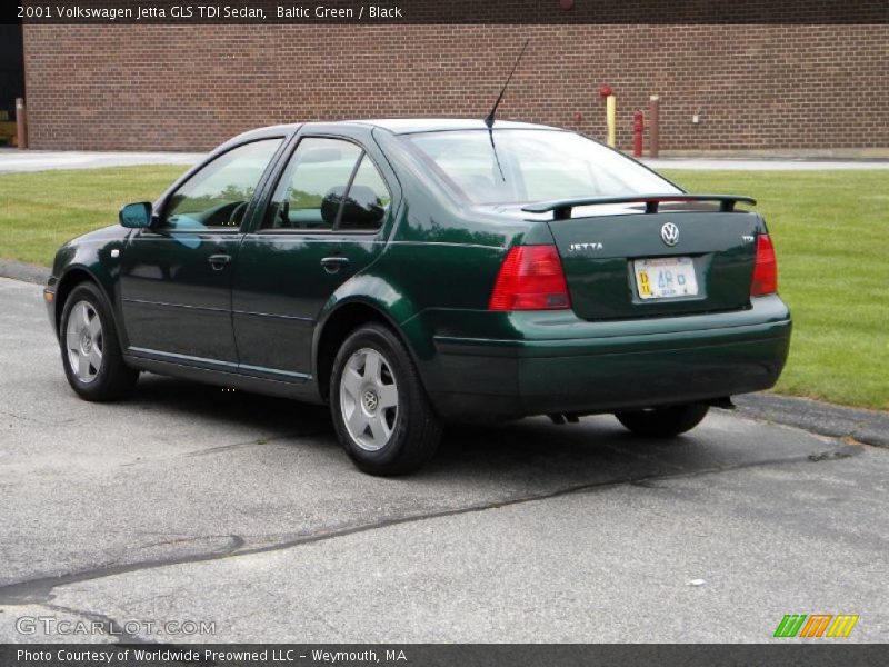 Baltic Green / Black 2001 Volkswagen Jetta GLS TDI Sedan