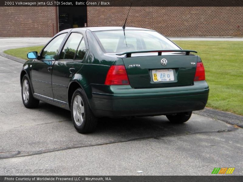 Baltic Green / Black 2001 Volkswagen Jetta GLS TDI Sedan