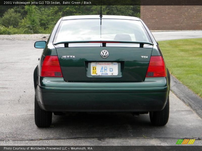 Baltic Green / Black 2001 Volkswagen Jetta GLS TDI Sedan