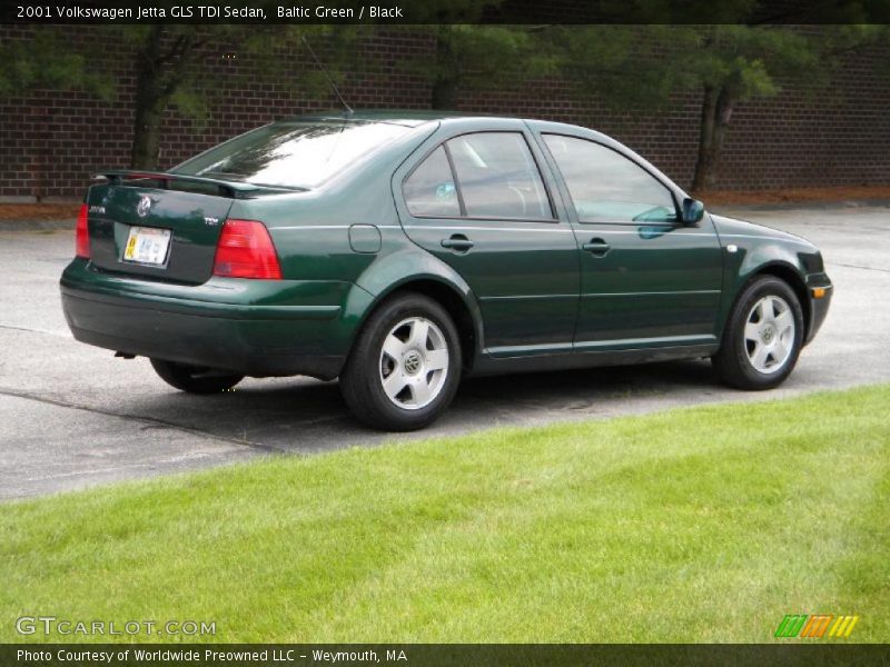 Baltic Green / Black 2001 Volkswagen Jetta GLS TDI Sedan