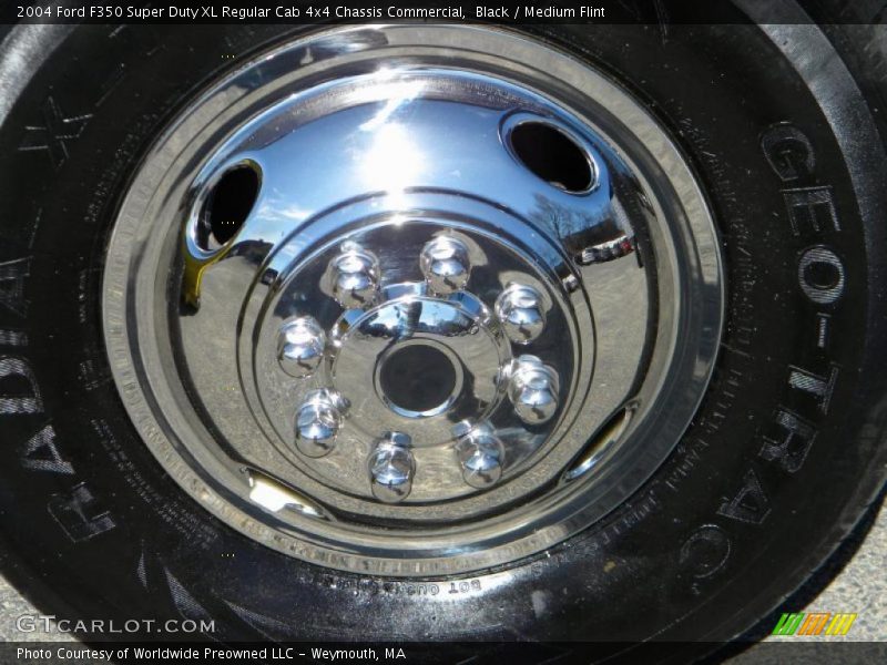 Black / Medium Flint 2004 Ford F350 Super Duty XL Regular Cab 4x4 Chassis Commercial