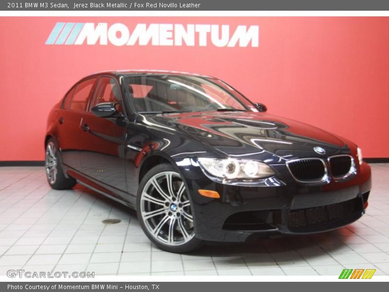 Jerez Black Metallic / Fox Red Novillo Leather 2011 BMW M3 Sedan