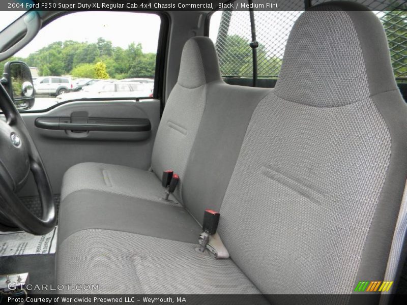 Black / Medium Flint 2004 Ford F350 Super Duty XL Regular Cab 4x4 Chassis Commercial