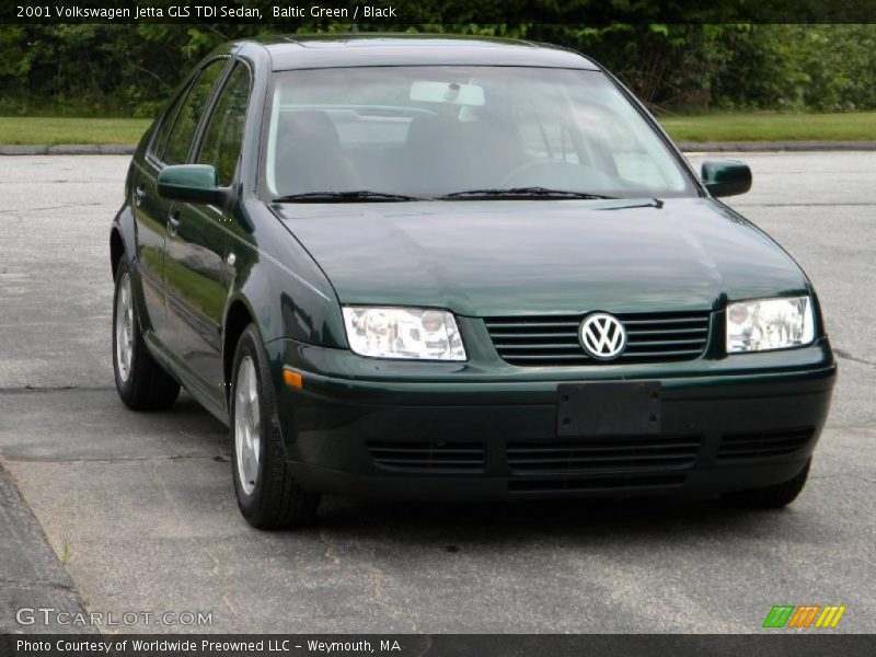 Baltic Green / Black 2001 Volkswagen Jetta GLS TDI Sedan