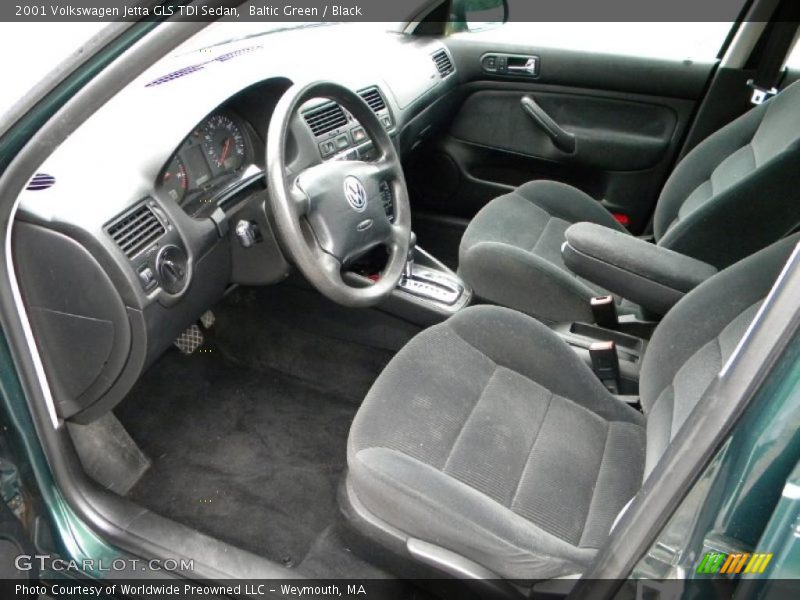 Black Interior - 2001 Jetta GLS TDI Sedan 
