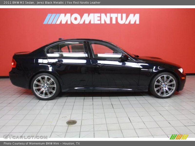 Jerez Black Metallic / Fox Red Novillo Leather 2011 BMW M3 Sedan