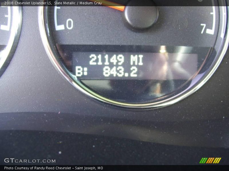 Slate Metallic / Medium Gray 2008 Chevrolet Uplander LS