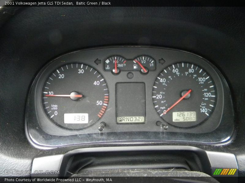  2001 Jetta GLS TDI Sedan GLS TDI Sedan Gauges