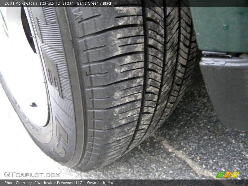 Baltic Green / Black 2001 Volkswagen Jetta GLS TDI Sedan