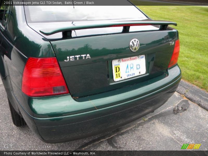 Baltic Green / Black 2001 Volkswagen Jetta GLS TDI Sedan