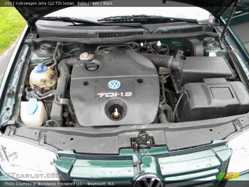  2001 Jetta GLS TDI Sedan Engine - 1.9L TDI SOHC 8V Turbo-Diesel 4 Cylinder