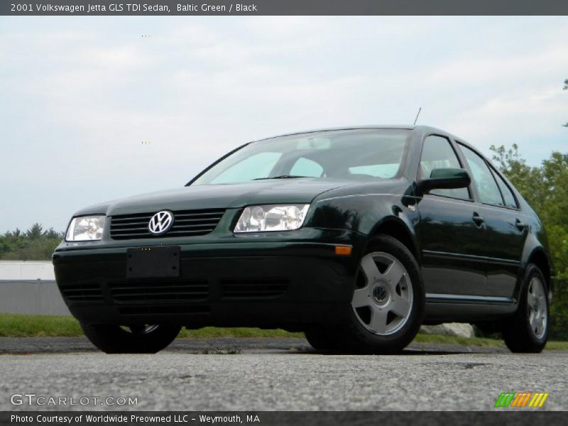 Baltic Green / Black 2001 Volkswagen Jetta GLS TDI Sedan