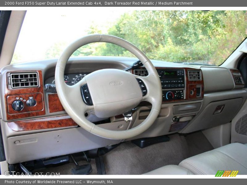  2000 F350 Super Duty Lariat Extended Cab 4x4 Medium Parchment Interior