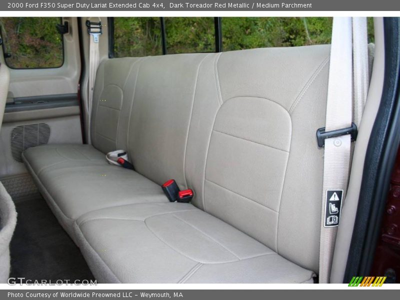Dark Toreador Red Metallic / Medium Parchment 2000 Ford F350 Super Duty Lariat Extended Cab 4x4