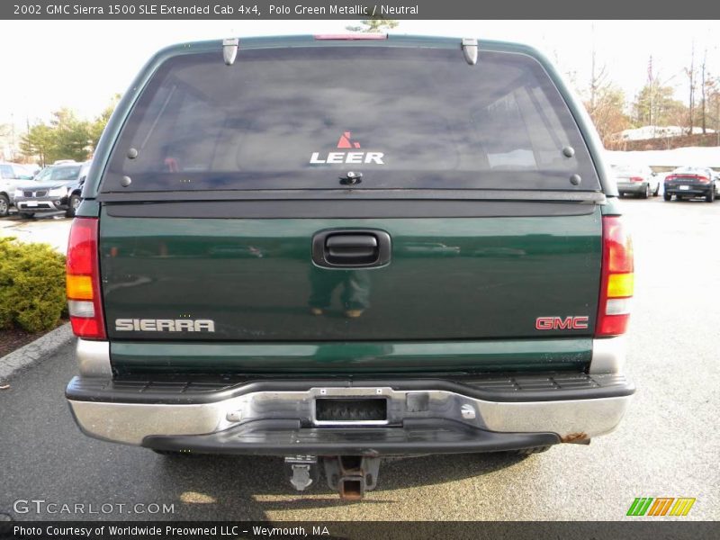 Polo Green Metallic / Neutral 2002 GMC Sierra 1500 SLE Extended Cab 4x4