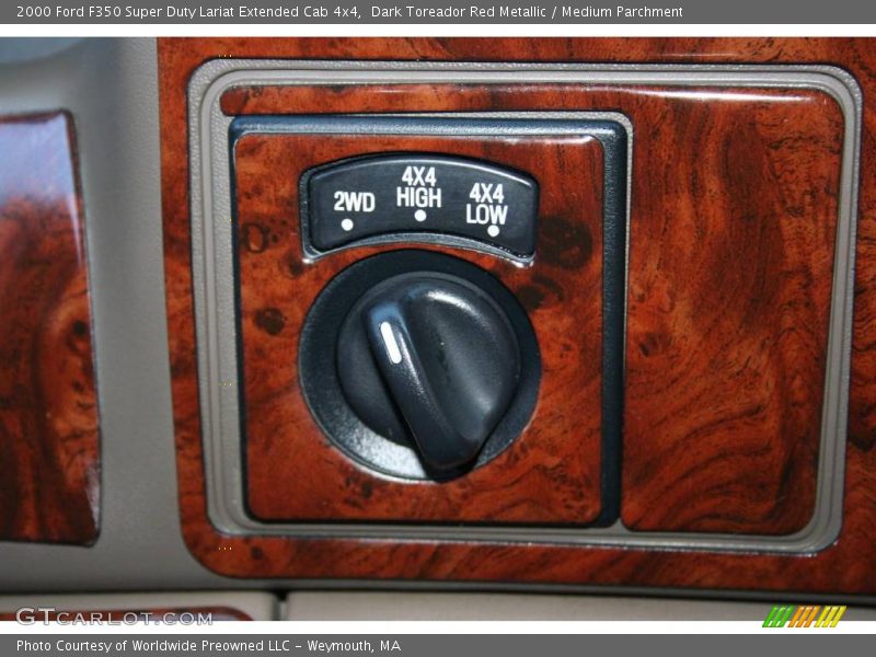 Controls of 2000 F350 Super Duty Lariat Extended Cab 4x4