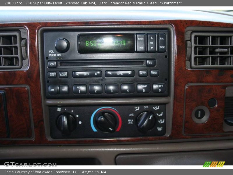 Controls of 2000 F350 Super Duty Lariat Extended Cab 4x4