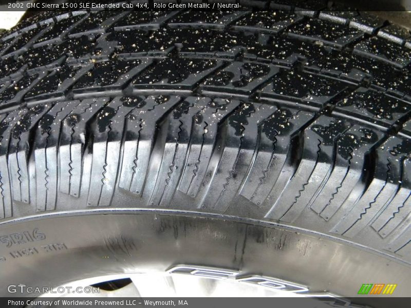 Polo Green Metallic / Neutral 2002 GMC Sierra 1500 SLE Extended Cab 4x4
