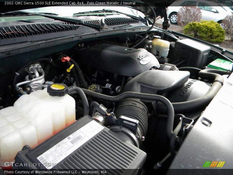  2002 Sierra 1500 SLE Extended Cab 4x4 Engine - 5.3 Liter OHV 16-Valve V8