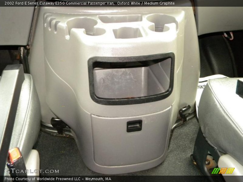 Oxford White / Medium Graphite 2002 Ford E Series Cutaway E350 Commercial Passenger Van
